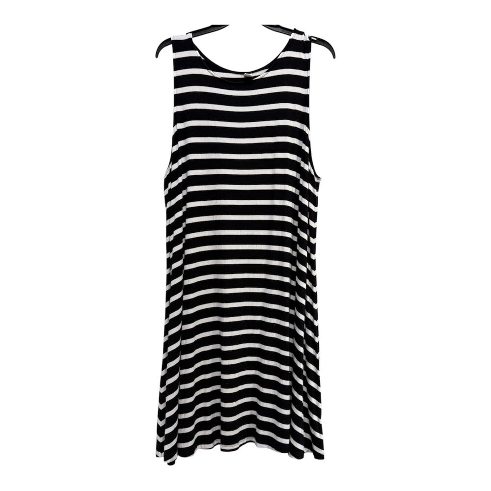 Old Navy Womens Black & White Plus Size Sleeveless Dress Size XXL